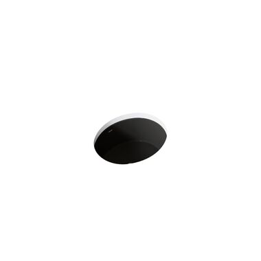 Lavabo De Bajocubierta L&iacute;nea Verticyl En Negro