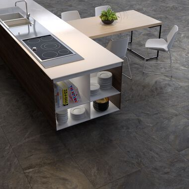 Cocina Acadia Gris