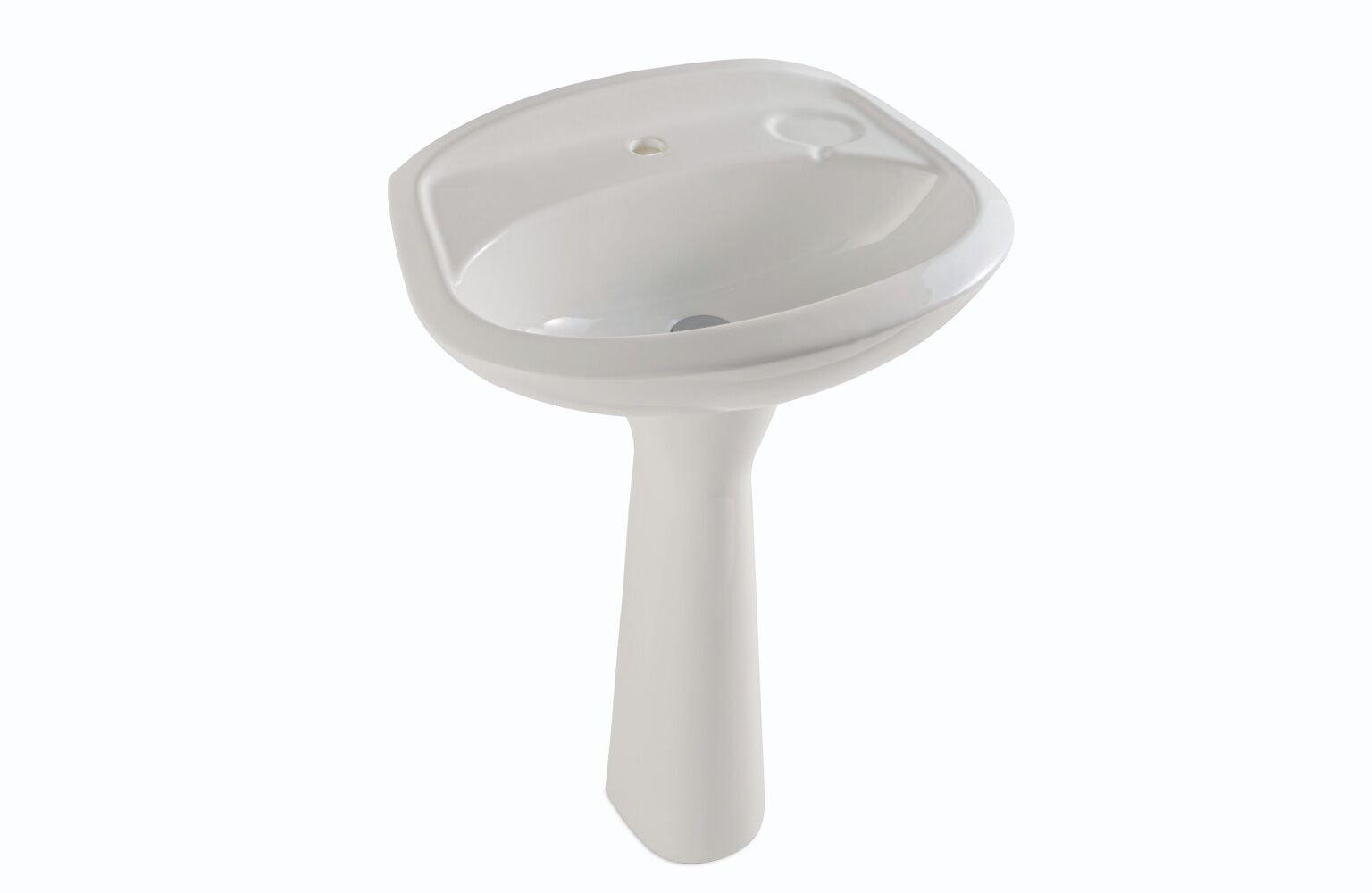 Lavabo De Pedestal Monomando L&iacute;nea Georgia Blanco,,hi-res image number null