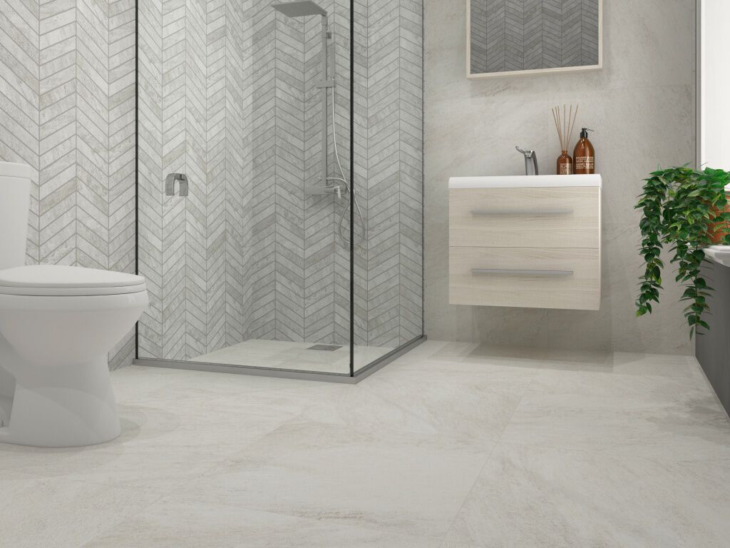 Ba&ntilde;o Acadia Gris,,hi-res