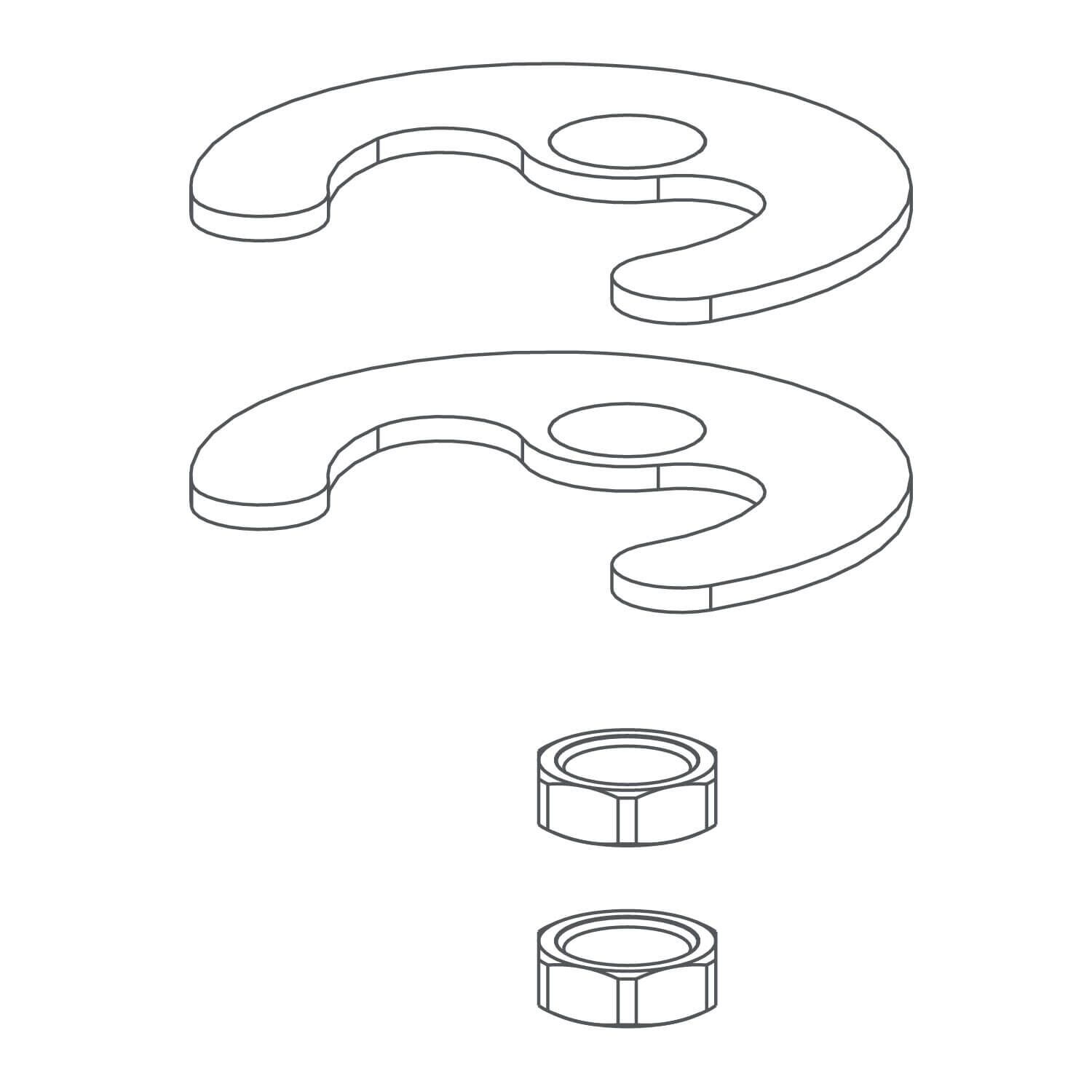 Sistema De Fijacion Universal Para Llaves Duomando Unico,,hi-res