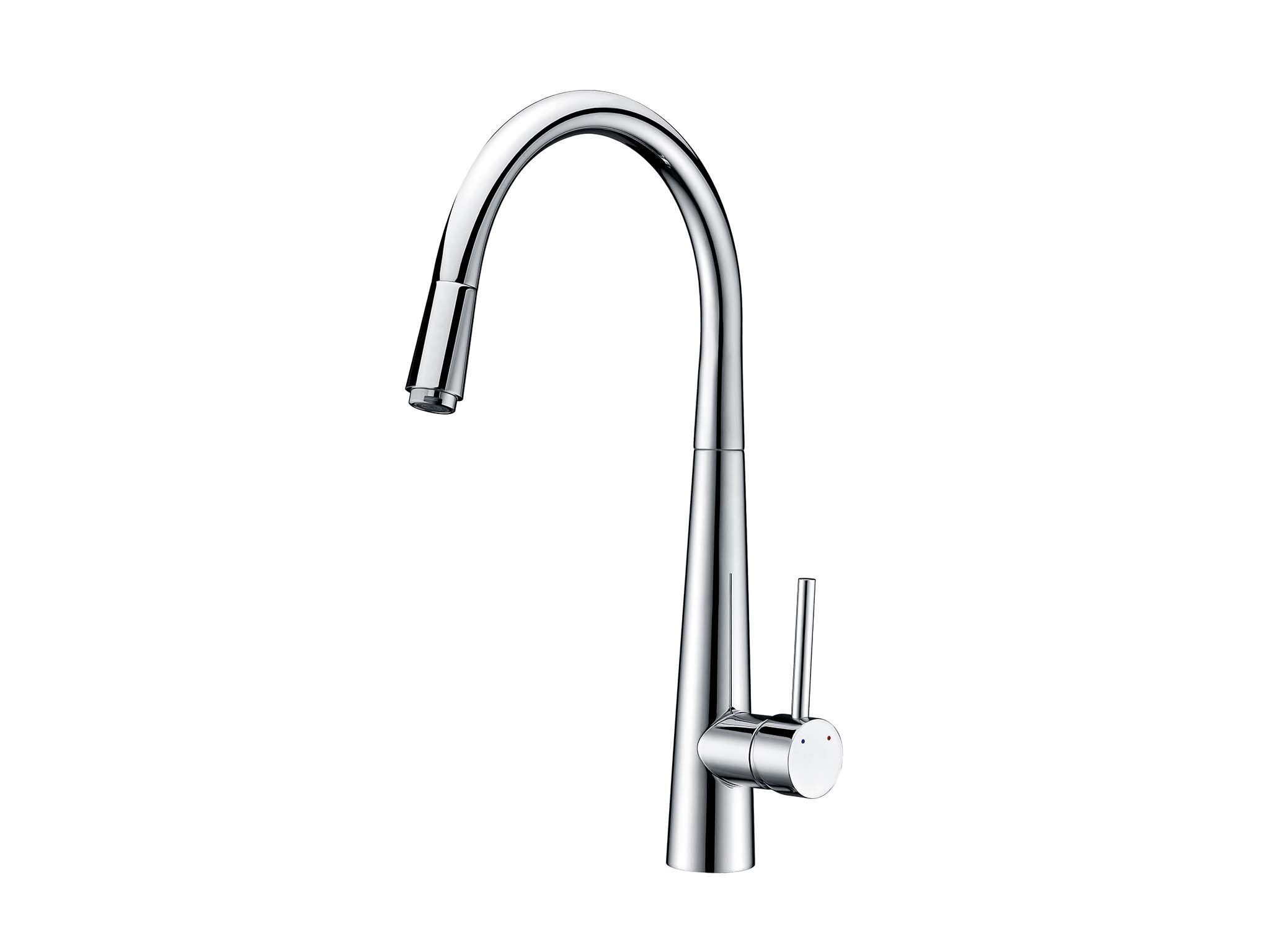 Llave monomando retr&aacute;ctil para cocina l&iacute;nea P&iacute;vot&reg; en cromo pulido,,hi-res image number null