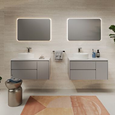 Ba&ntilde;o Vicenza gris