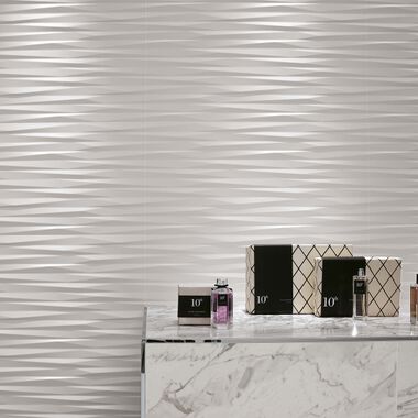 Uso Comercial 3D Wall Blanco