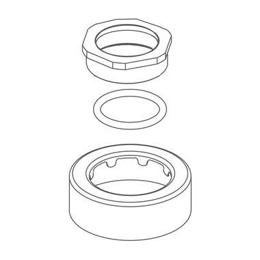 Chapeton Universal Para Fluxometro De Taza Polished Chrome