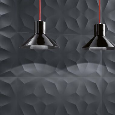 Uso Comercial 3D Wall Negro