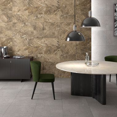 Sala Marble Collection Caf&eacute; con Gris