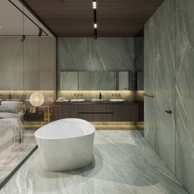 Ba&ntilde;o Exotic Marble Verde