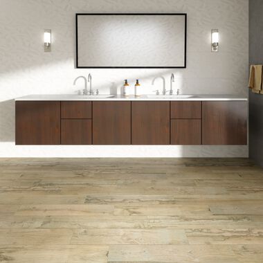 Ba&ntilde;o Emboss Beige con Blanco