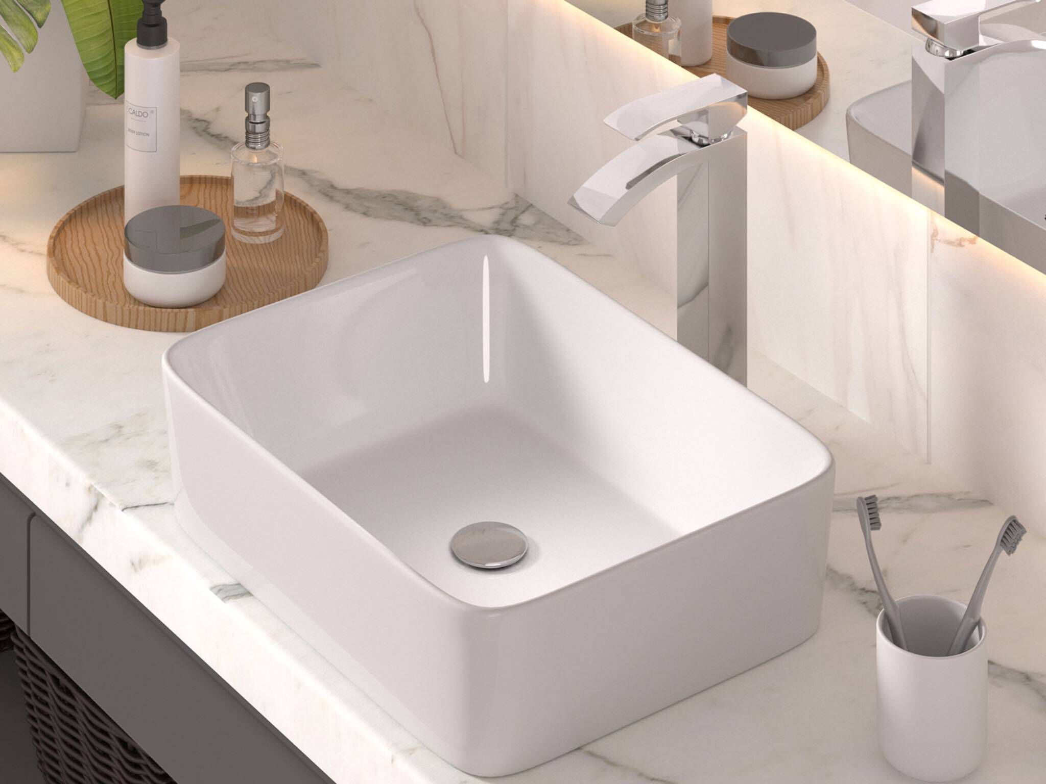 Lavabo De Sobrecubierta L&iacute;nea Sevilla,,hi-res image number null