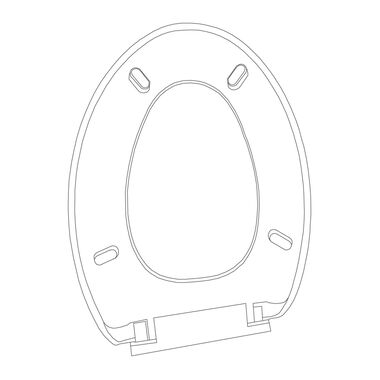 Asiento Dover Para Sanitario Dover Y Avalon Blanco