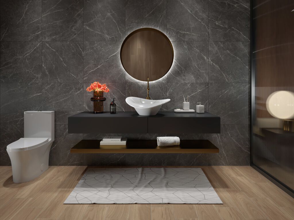 Llave Monomando Alta Para Lavabo L&iacute;nea Meissen Pro En Dorado Satinado,,hi-res