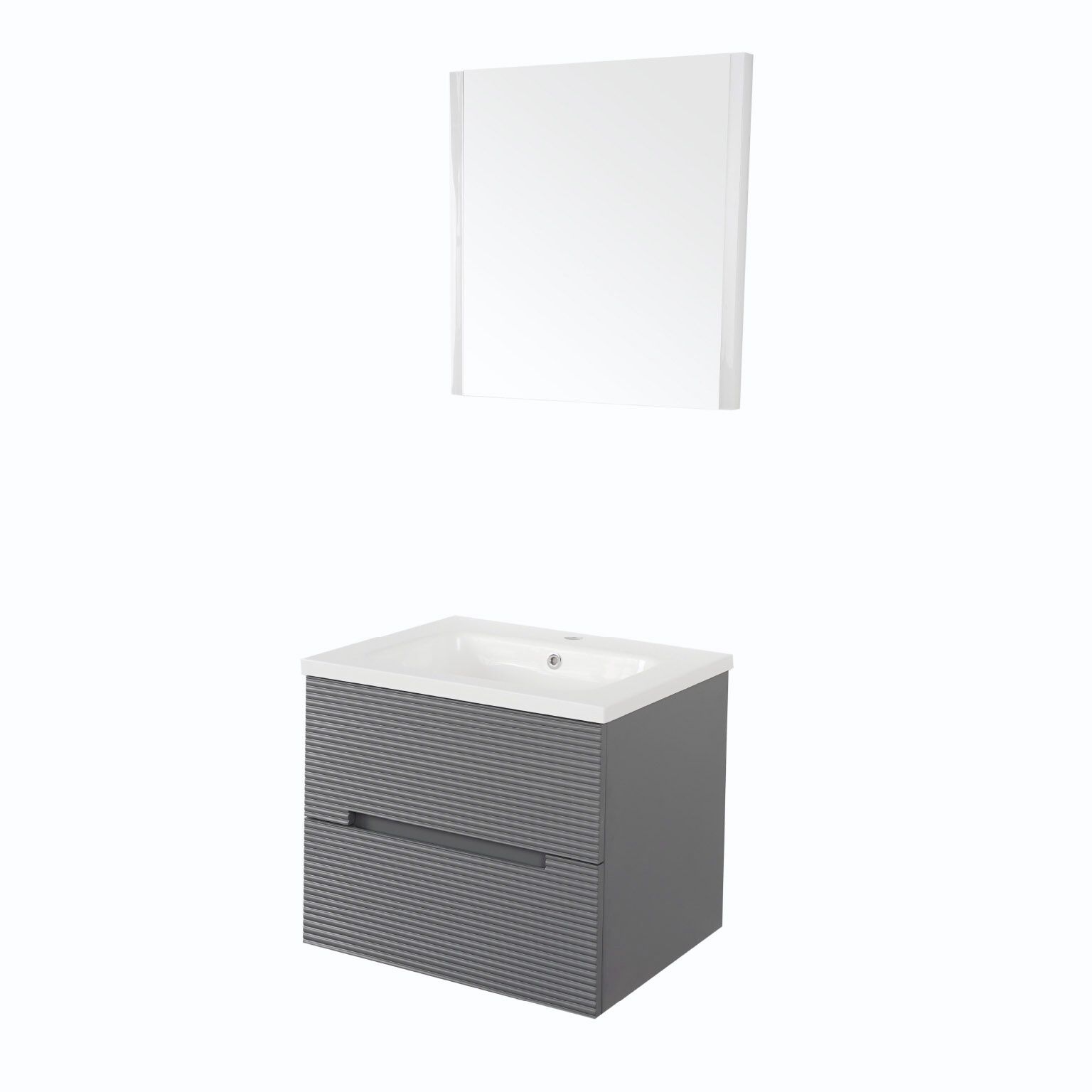 Vanity Lutecia 60 X 48 X 48 Cm Color Gris Oxford,,hi-res