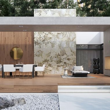 Exterior Exotic Marbles Gold