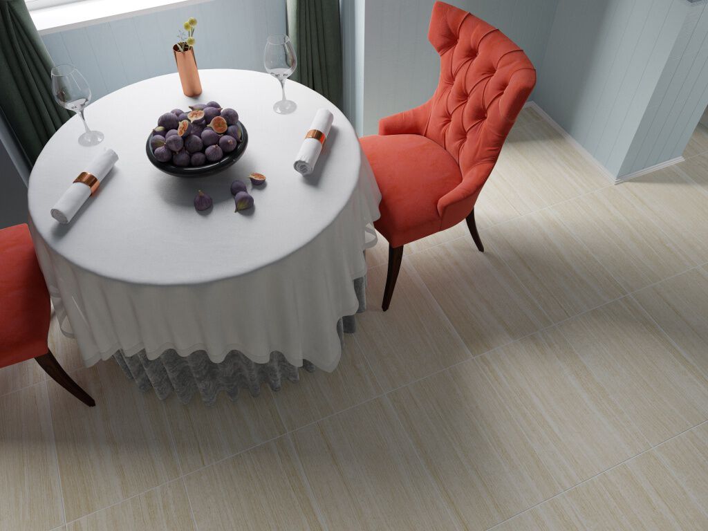 Uso Comercial Thassos Travertine Beige con Blanco,,hi-res image number null