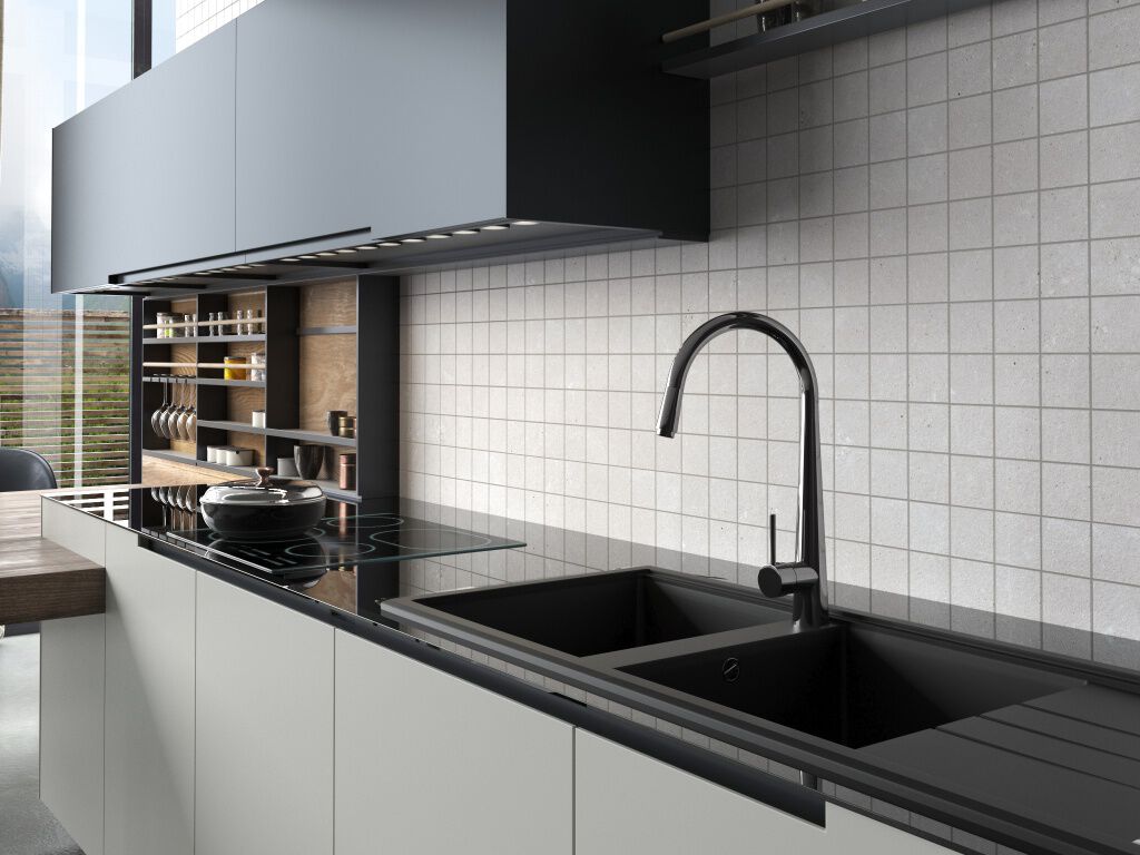 Cocina Endless Mosaics Gris,,hi-res
