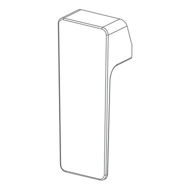 Maneral Dessau Para Llave De Muro Y Regadera Titanio Mate