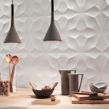 Cocina 3D Wall Blanco