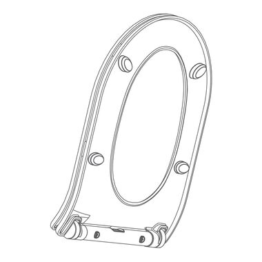 Asiento Meyer Para Sanitario Una Pieza White Pearl