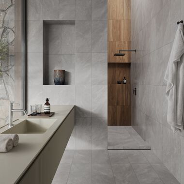 Ba&ntilde;o Luminova Gris