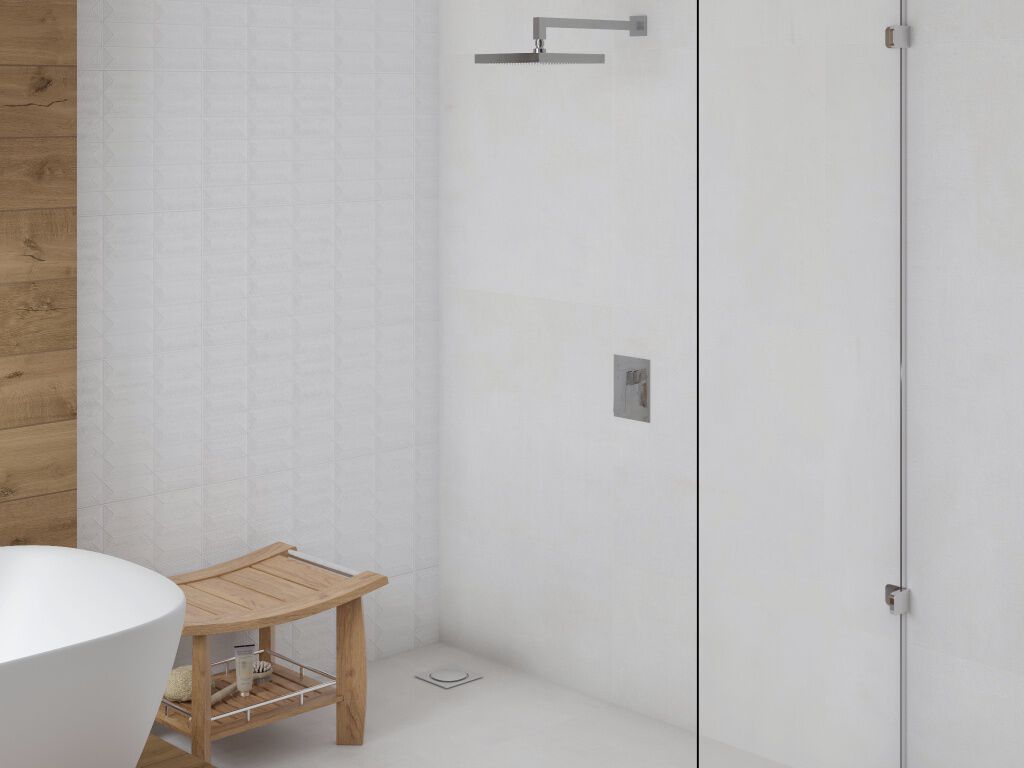 Ba&ntilde;o 3D Wall Blanco,,hi-res
