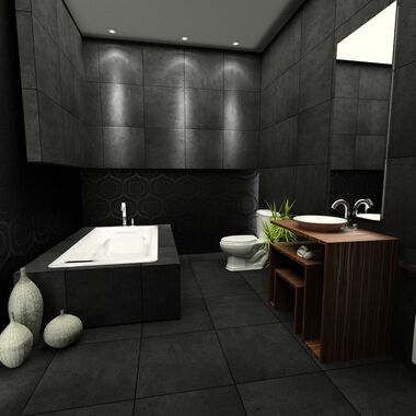 Ba&ntilde;o Habitat Negro