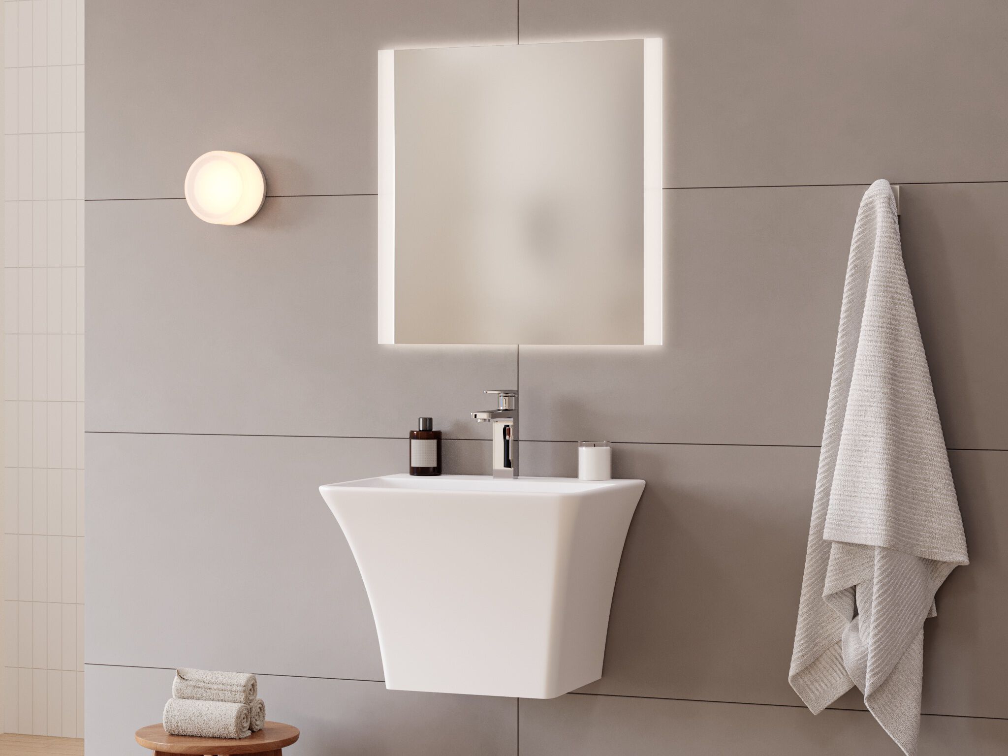 Lavabo De Instalacion En Muro L&iacute;nea Padia&reg;,,hi-res image number null