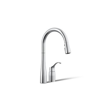 Llave monomando para cocina l&iacute;nea Simplice en cromo pulido