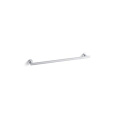 Toallero Sencillo De 24" L&iacute;nea Purist En Cromo Pulido