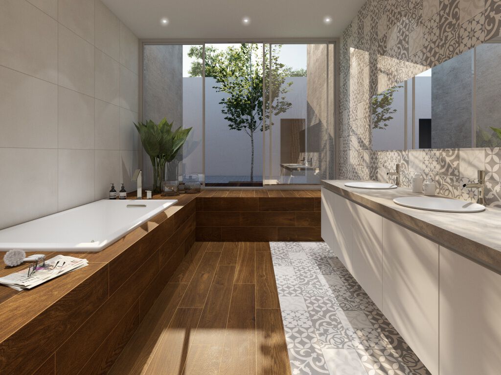 Ba&ntilde;o Cityline Caf&eacute; con Gris,,hi-res