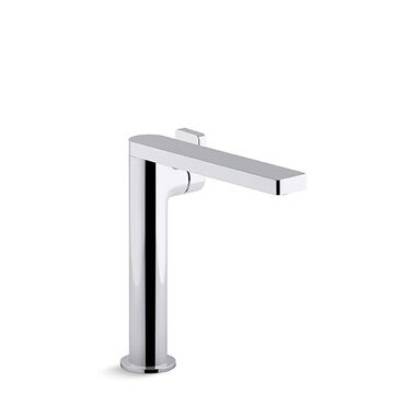 Llave Monomando Alta Para Lavabo L&iacute;nea Composed En Cromo Pulido