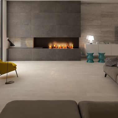 Sala Trilogy Marble Gris con Negro