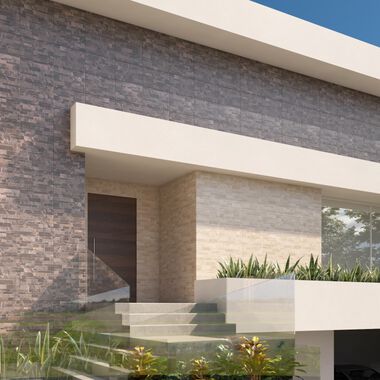 Exterior Muretto Beige con Caf&eacute;