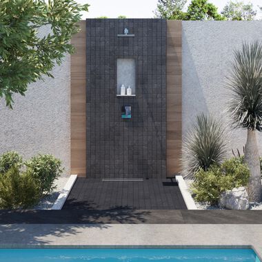 Exterior Endless Mosaics Negro