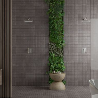 Ba&ntilde;o Endless Mosaics Gris