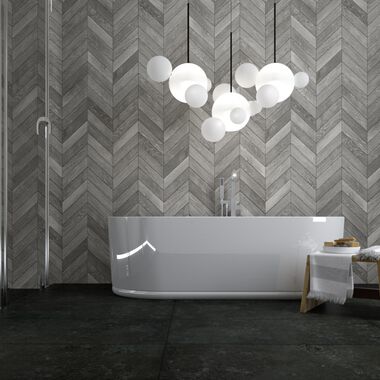 Ba&ntilde;o Artisanwood Gris