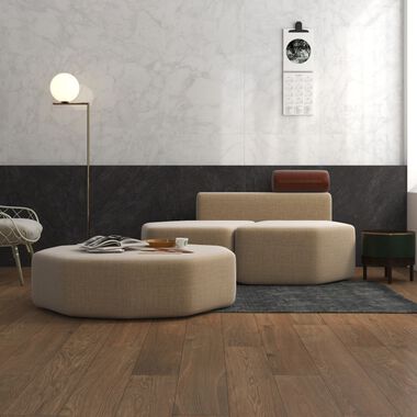 Sala Aura Rectificado Blanco con Caf&eacute;