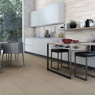 Cocina Oxford Blanco con Caf&eacute;