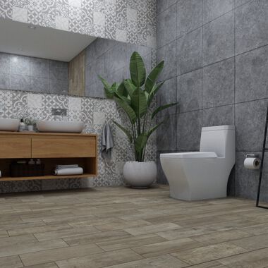Ba&ntilde;o Edmonton Caf&eacute; con Gris
