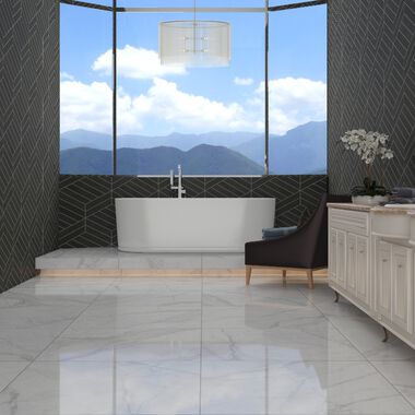 Ba&ntilde;o Infinity Collection Blanco con Gris