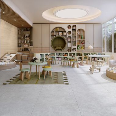 Uso Comercial Meteora Beige con Gris