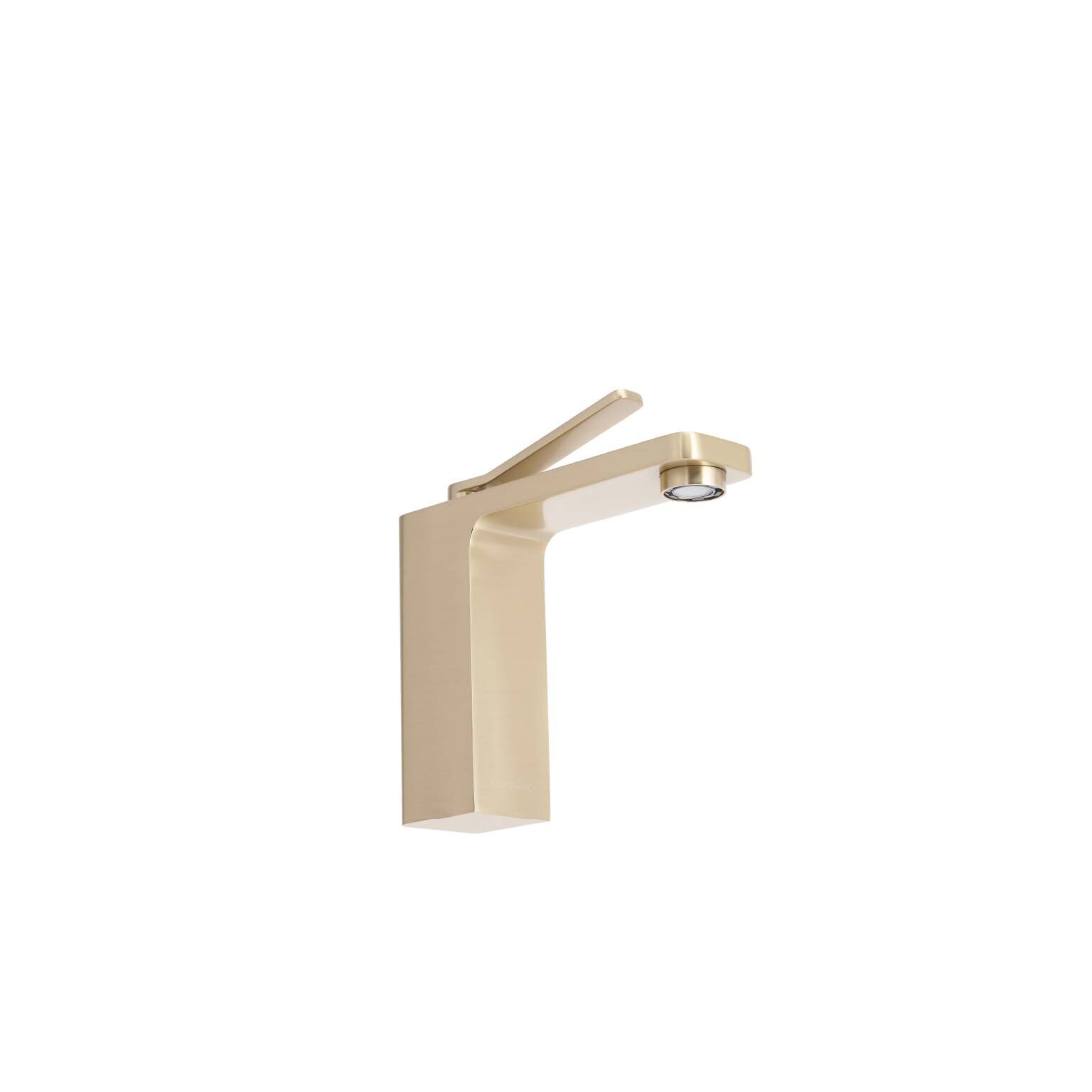 Llave Monomando Baja Para Lavabo L&iacute;nea Siena En Dorado Satinado,,hi-res image number null