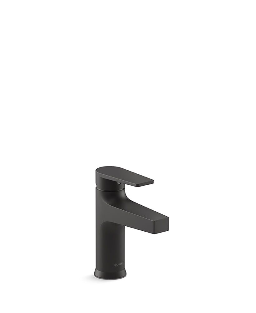 Llave monomando baja para lavabo l&iacute;nea Taut en negro mate,,hi-res image number null