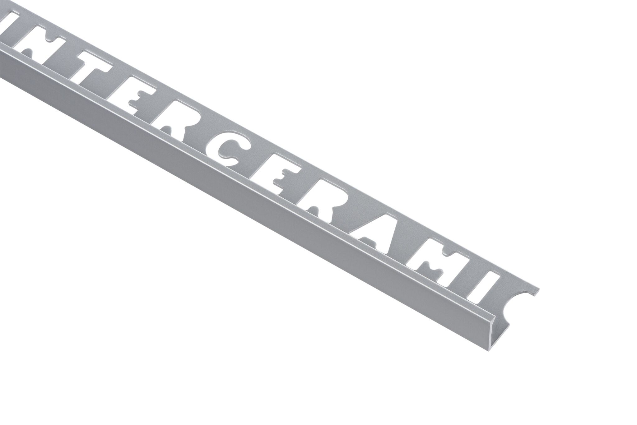 Perfil de aluminio lineal plata mate 10 mm,,hi-res image number null