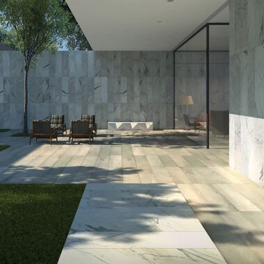 Exterior Urban Blanco con Gris
