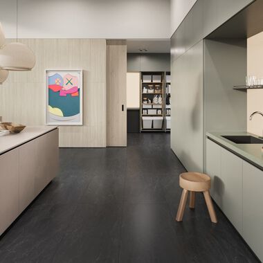 Cocina Luminova Rectificado Negro
