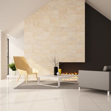 Sala Absolute Beige con Blanco