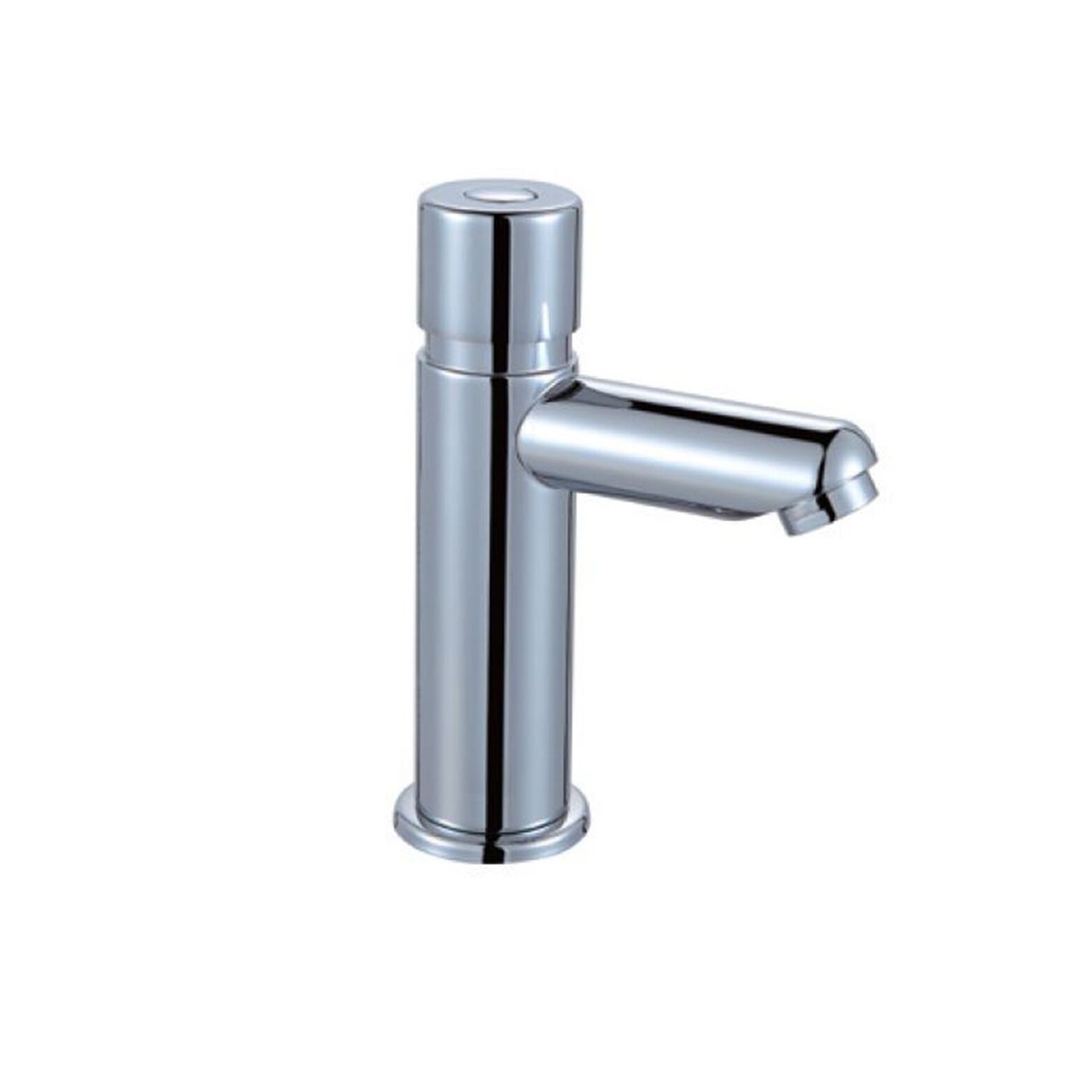 Llave Monomando Baja Con Temporizador Para Lavabo L&iacute;nea Kiev En Cromo Pulido,,hi-res