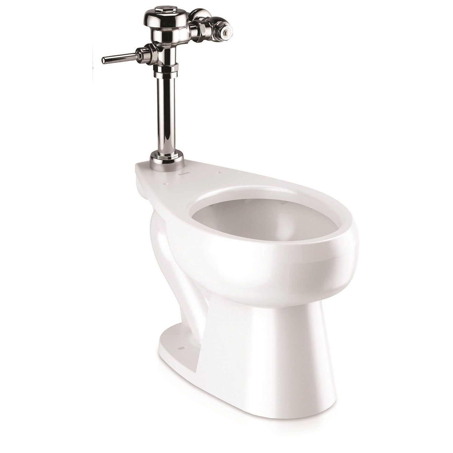 Sanitario Institucional Eco Combo 1 Taza Altura Est&aacute;ndar Con Flux&oacute;metro Manual 4.8 Lts,,hi-res image number null