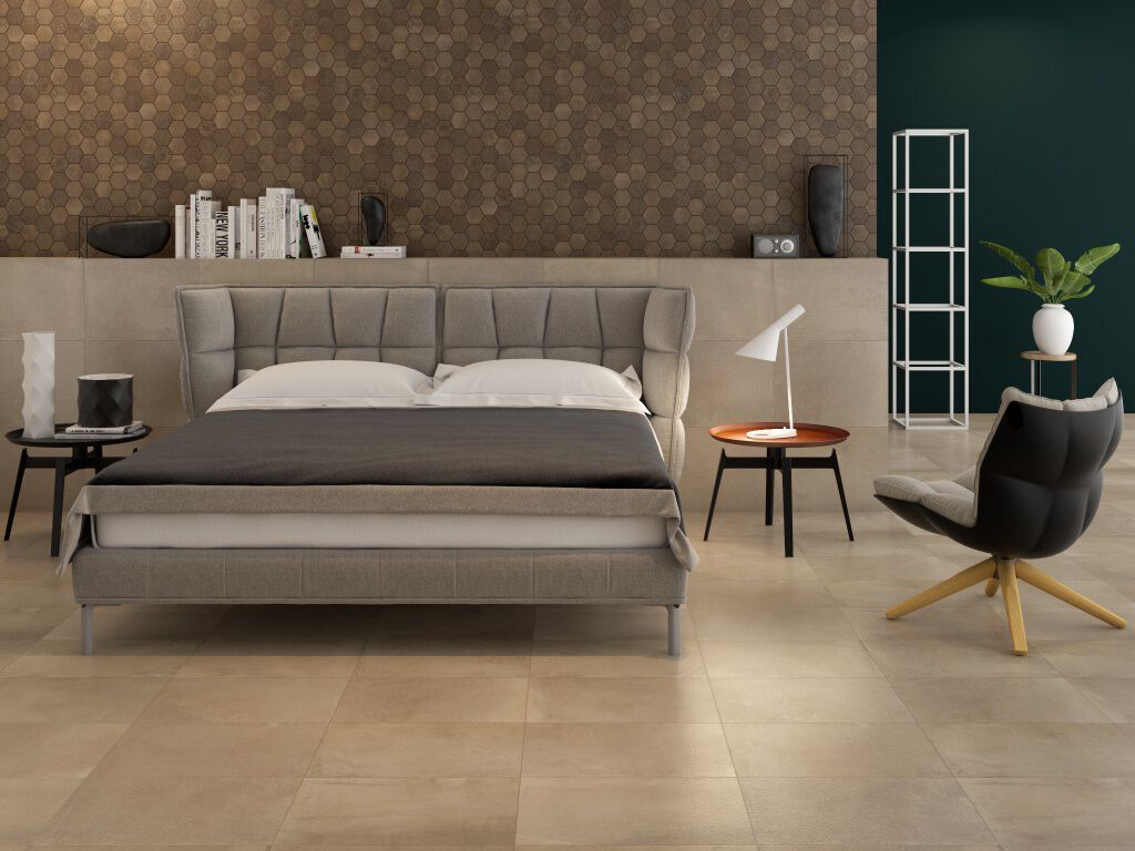 Rec&aacute;mara Cotto Casale Beige con Caf&eacute;,,hi-res image number null